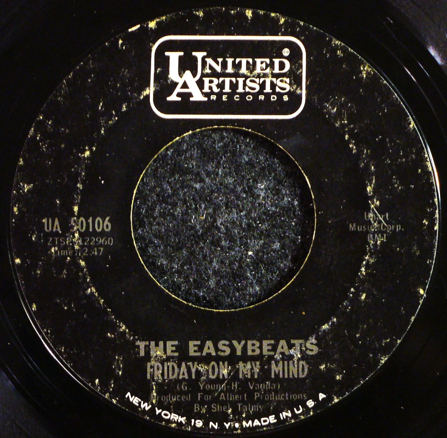 Friday On My Mind / Made My Bed; Gonna Lie In It Music