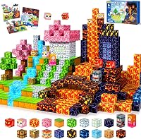 150 darabos mágneses építőkocka szett 3-8 éves gyerekeknek 1