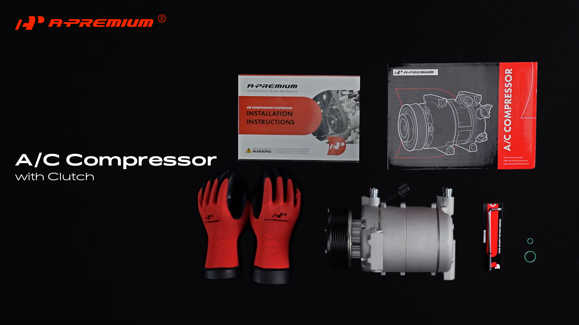 AC Compressor With Clutch For Nissan Frontier, Xterra, Suzuki Equator – Pre-Filled With Oil, Quiet & Durable Replacement