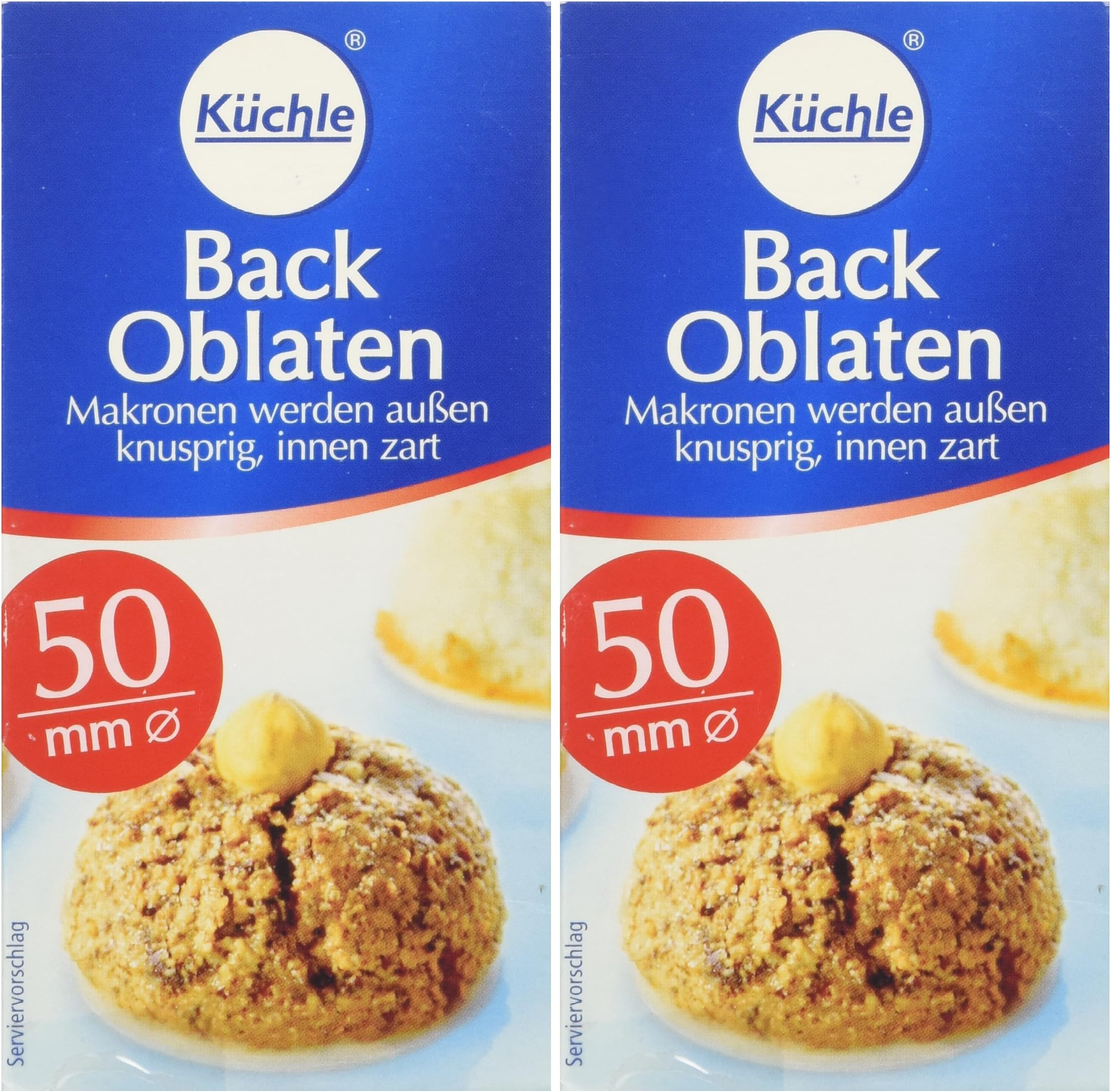 Kuchle Back Oblaten (2x37g/2x 1.30oz) Pack of 2