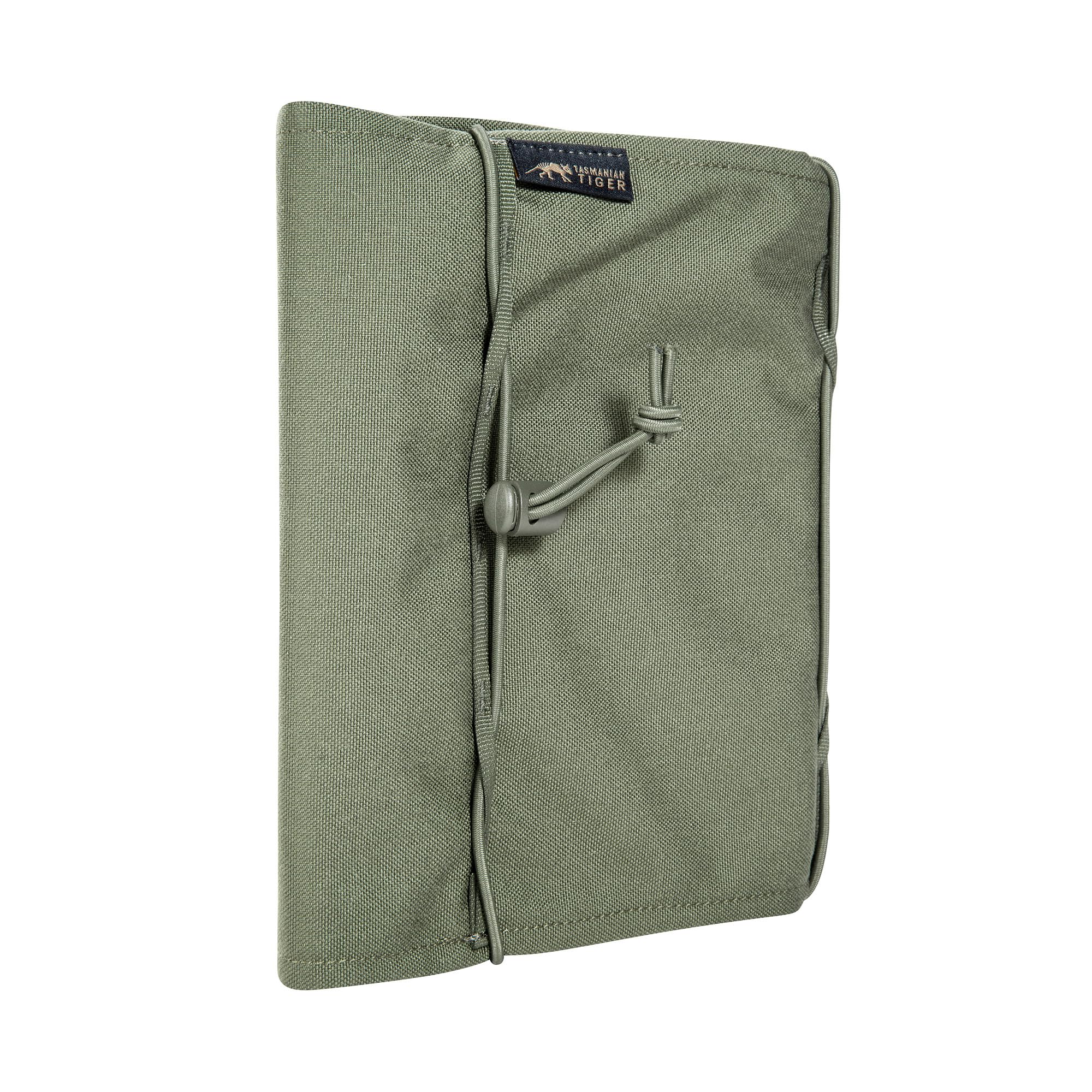 Funda Para Mapas Tasmanian Tiger MKII - Resistente Al Agua, Con Compartimentos Transparentes, Tamaño Bolsillo, Verde Oliva