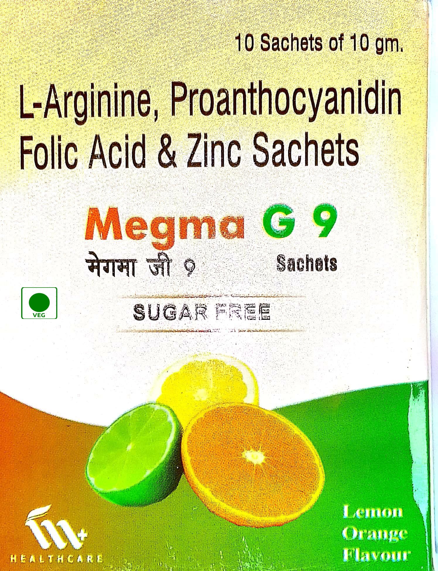 L-Arginine And Proanthocyanidin Granules Sachets (G 9 sachet) pack of 1x10 sachet-image-2
