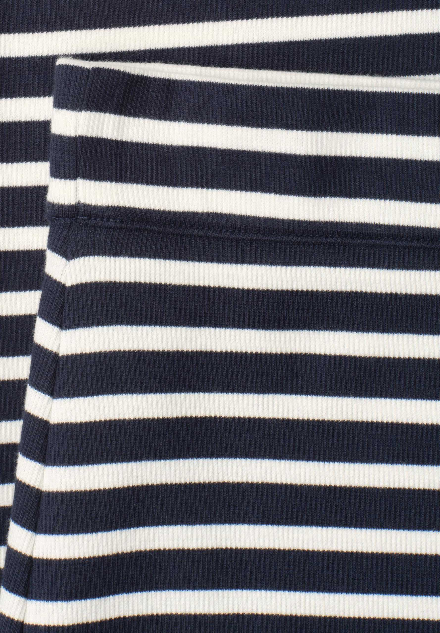 Damen Midi-Rock mit Streifenmuster