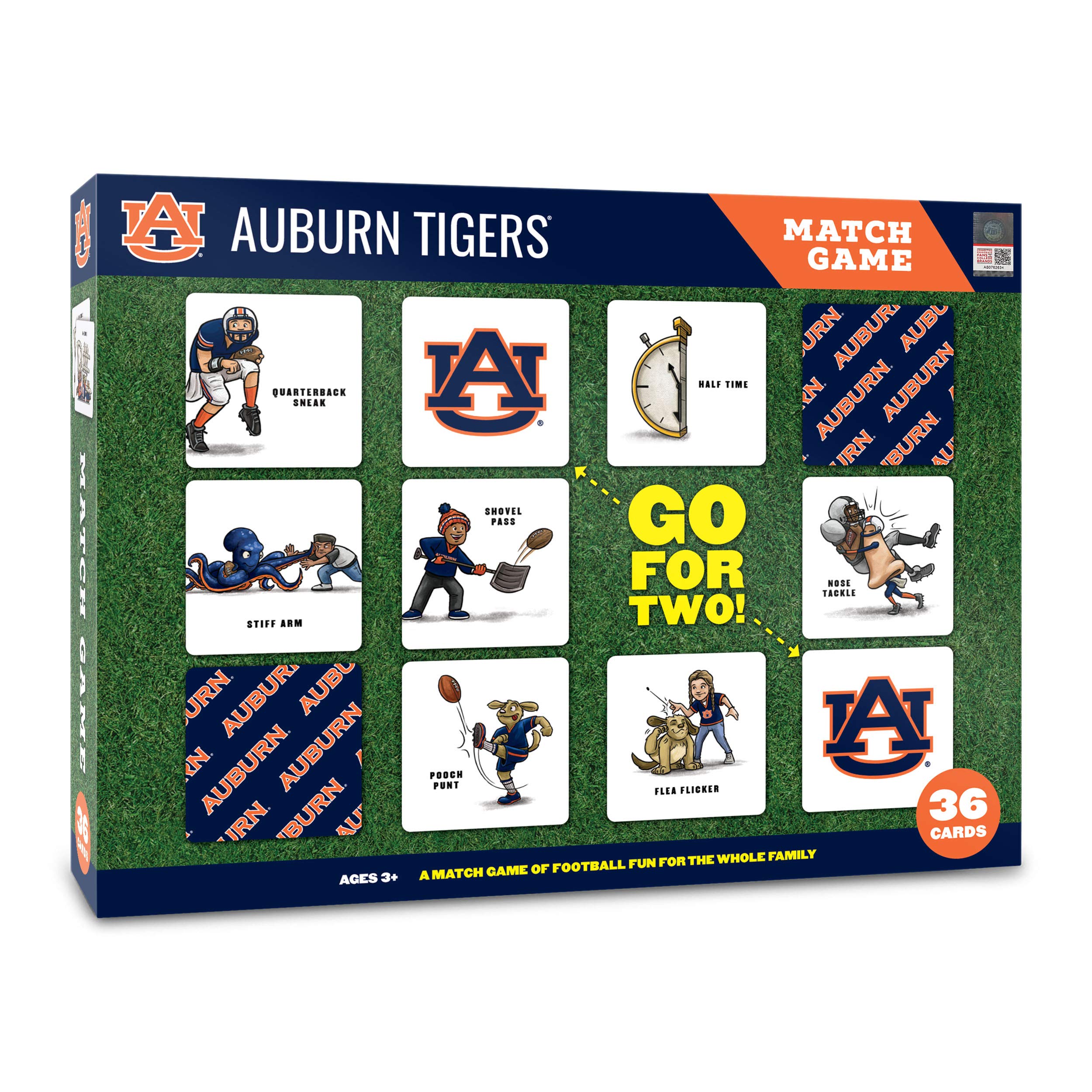 YouTheFan NCAA Officially-Licensed Memory Match Game - Humorous, Team-Specific, Original Hand-Drawn Artwork, Fun for the Whole Family, for Fans Young and Old