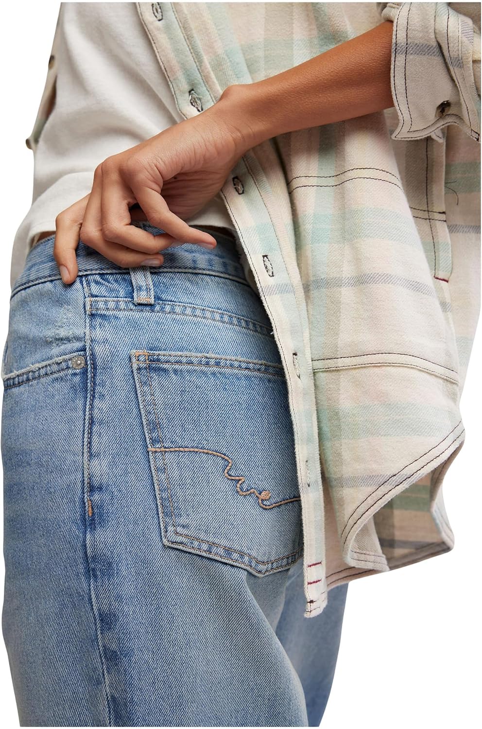 Free People Womens We The Free Holly Bootcut Jeans - Image 4