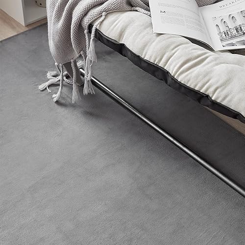 Miniatura 4 de Tapete de microfibra para recámaraSteele Gris6x 9