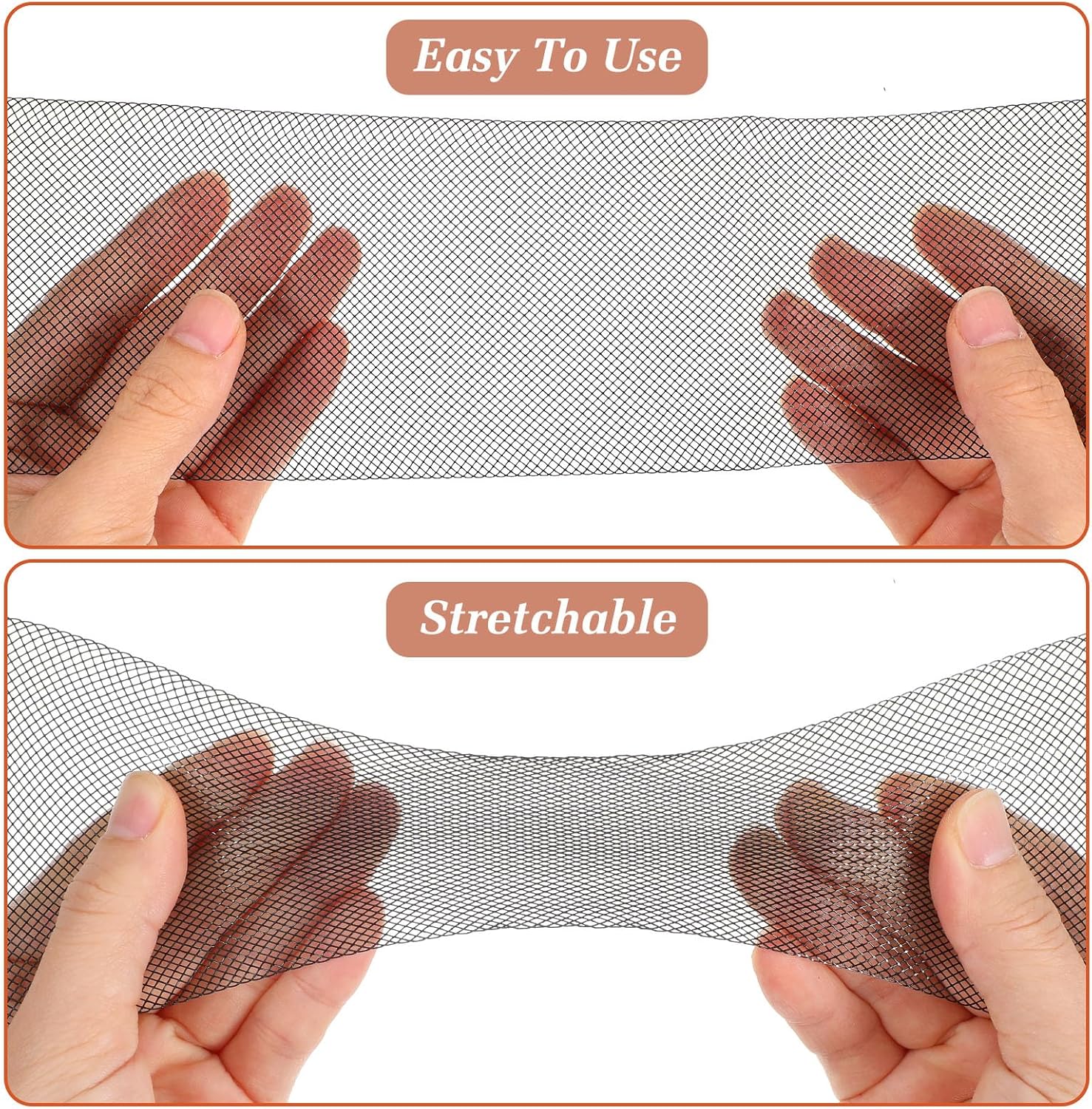 3 Rolls 150 Yards 1 Inchs 2 Inch 3 Inch Horsehair Braid for Sewing Trimming Wide Stiff Polyester Boning Hair Ribbon