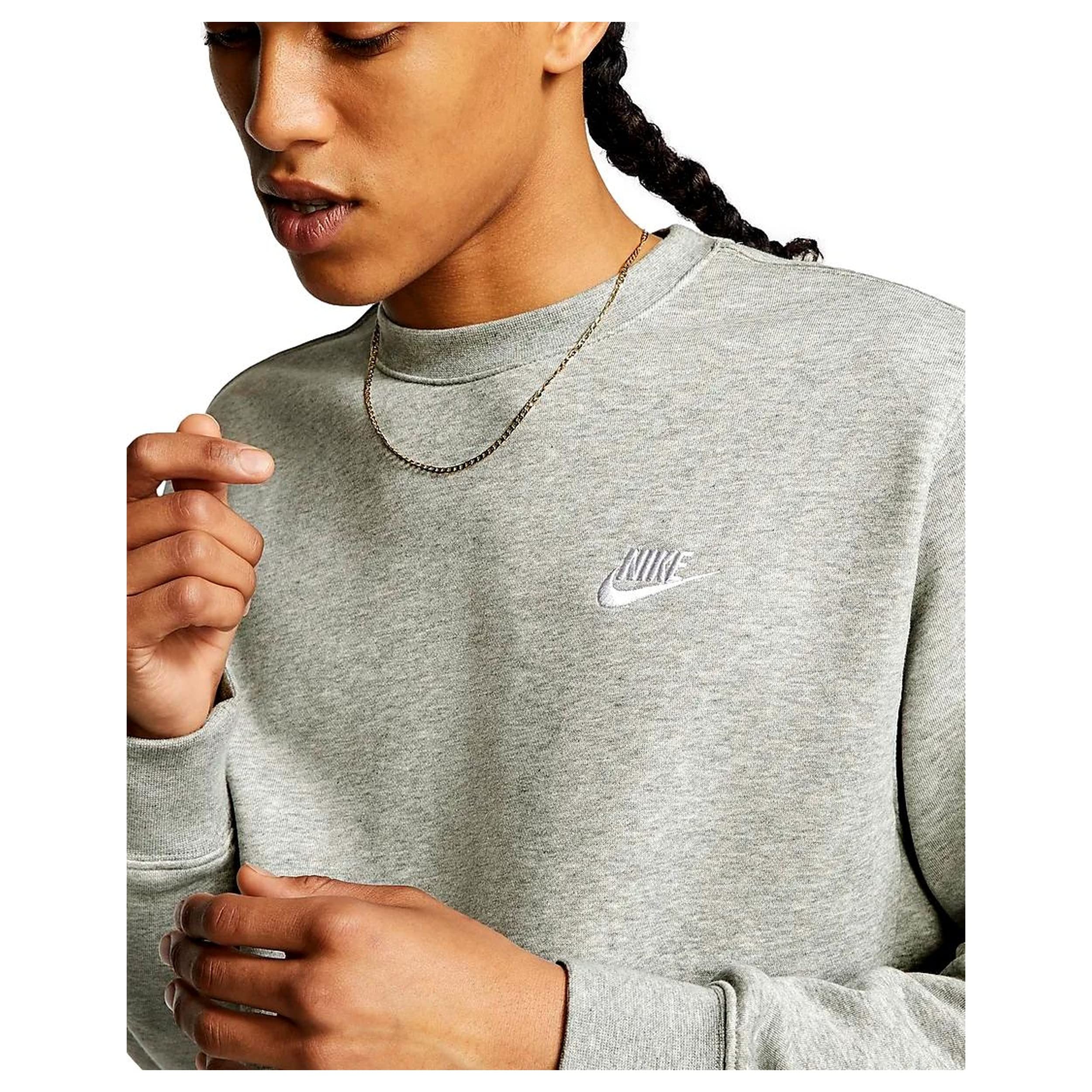 NIKE Herren M NSW Club CRW BB Langarm Sweatshirt