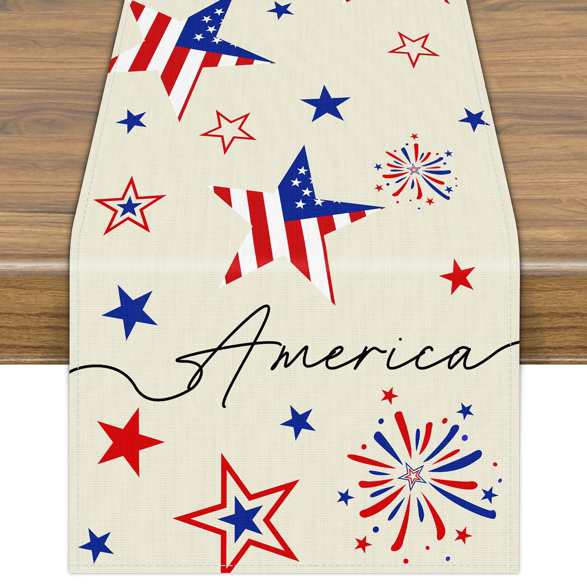 OLIKERPatriotic Table Runner