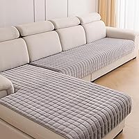 Vista 13 de Fundas para Reposabrazos de Sofá, Fundas de Terciopelo Suaves para Sofá, Fundas Antideslizantes para Sillón y Sofá, Fundas para Reposabrazos, Caqui