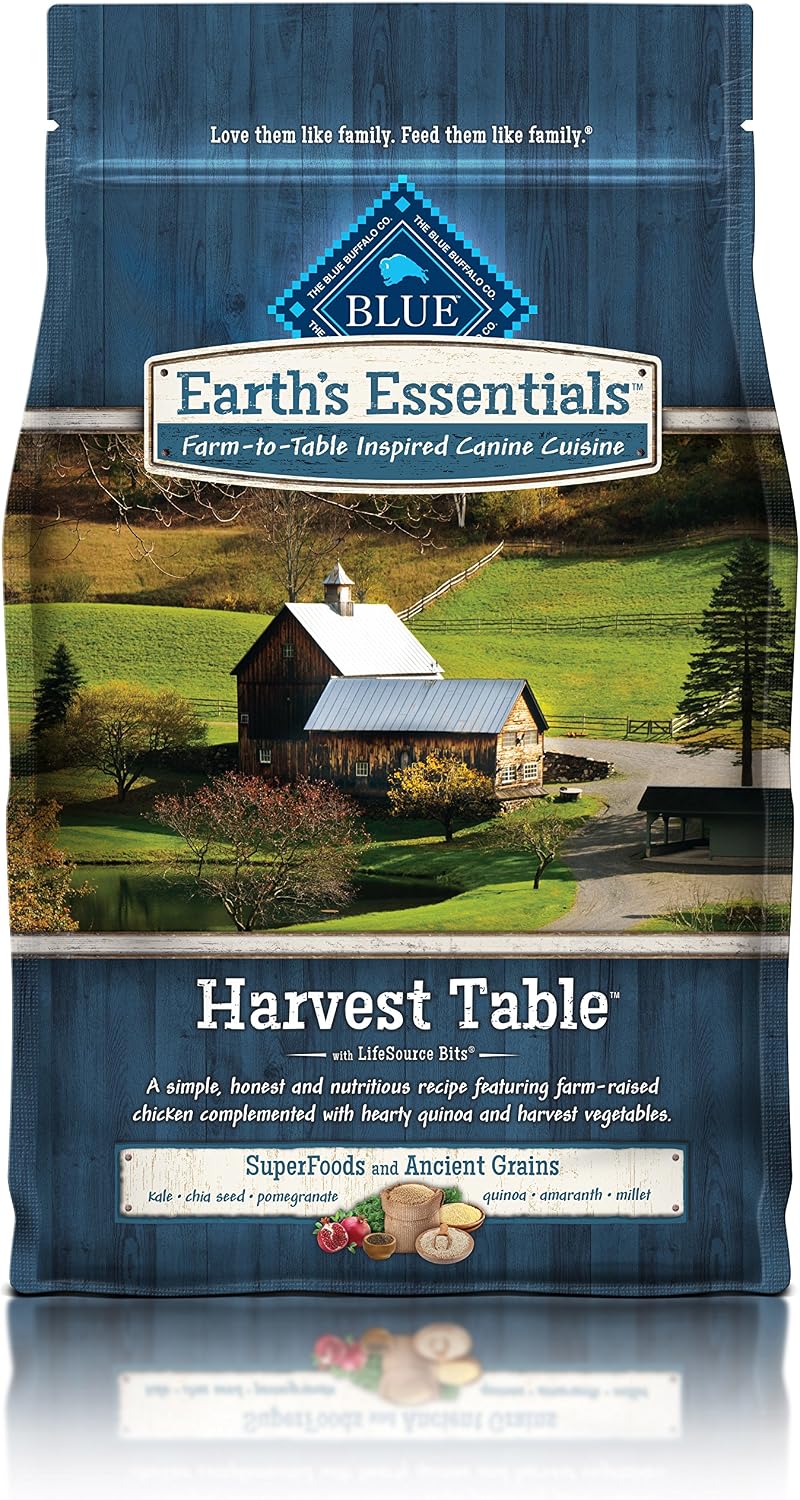 Blue Buffalo Earth's Essentials Harvest Table Chicken & Quinoa, 4 Lb