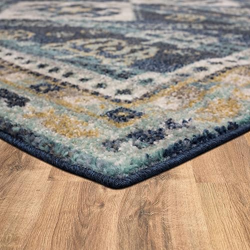 Vista 72 de Mohawk Home Bonilla - Alfombra oriental floral de 5 pies 3 pulgadas x 8 pies, color azul cielo, perfecta para sala de estar, comedor, oficina