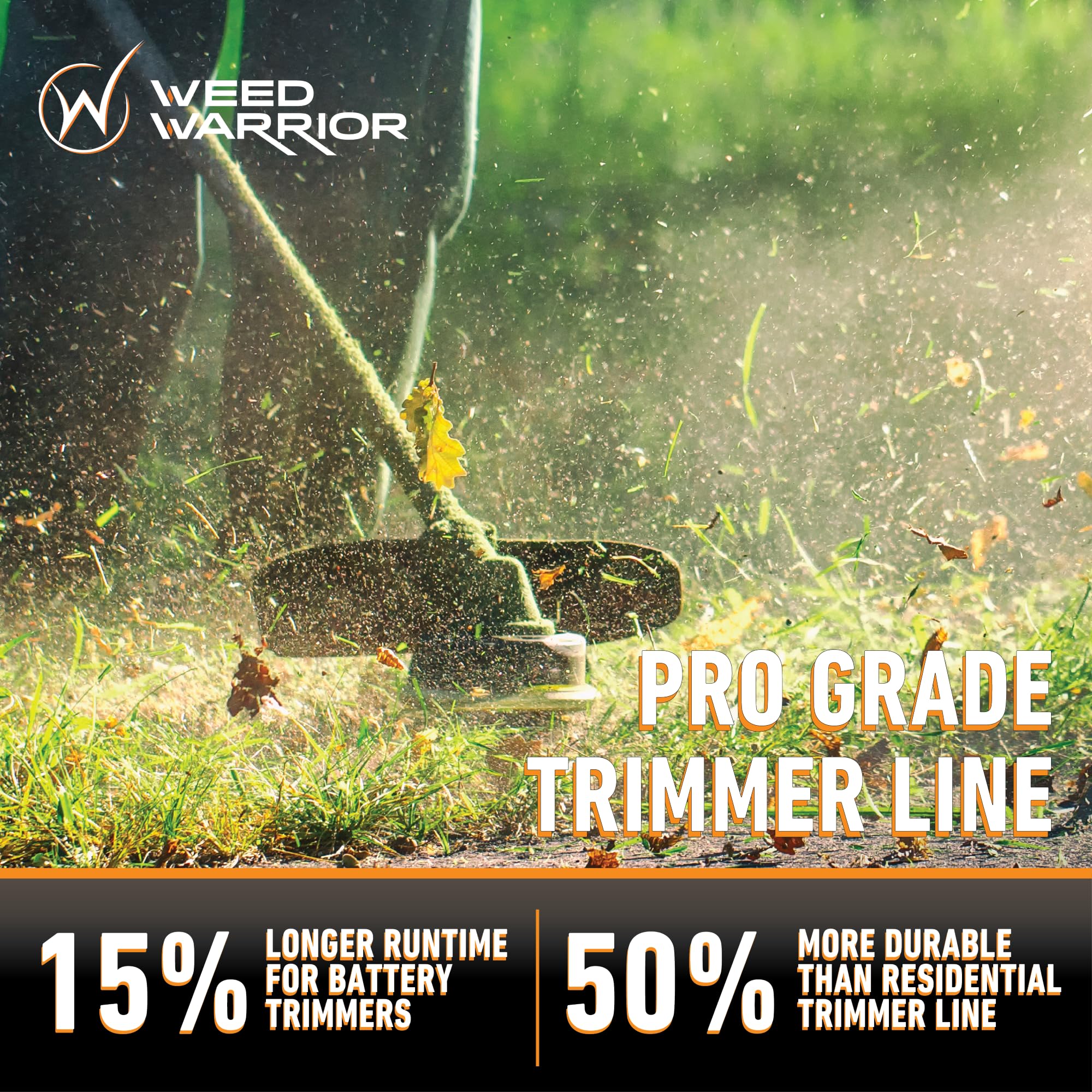 Amazon.com : WEED WARRIOR Power Twist .095 in x 100 ft Heavy Duty
