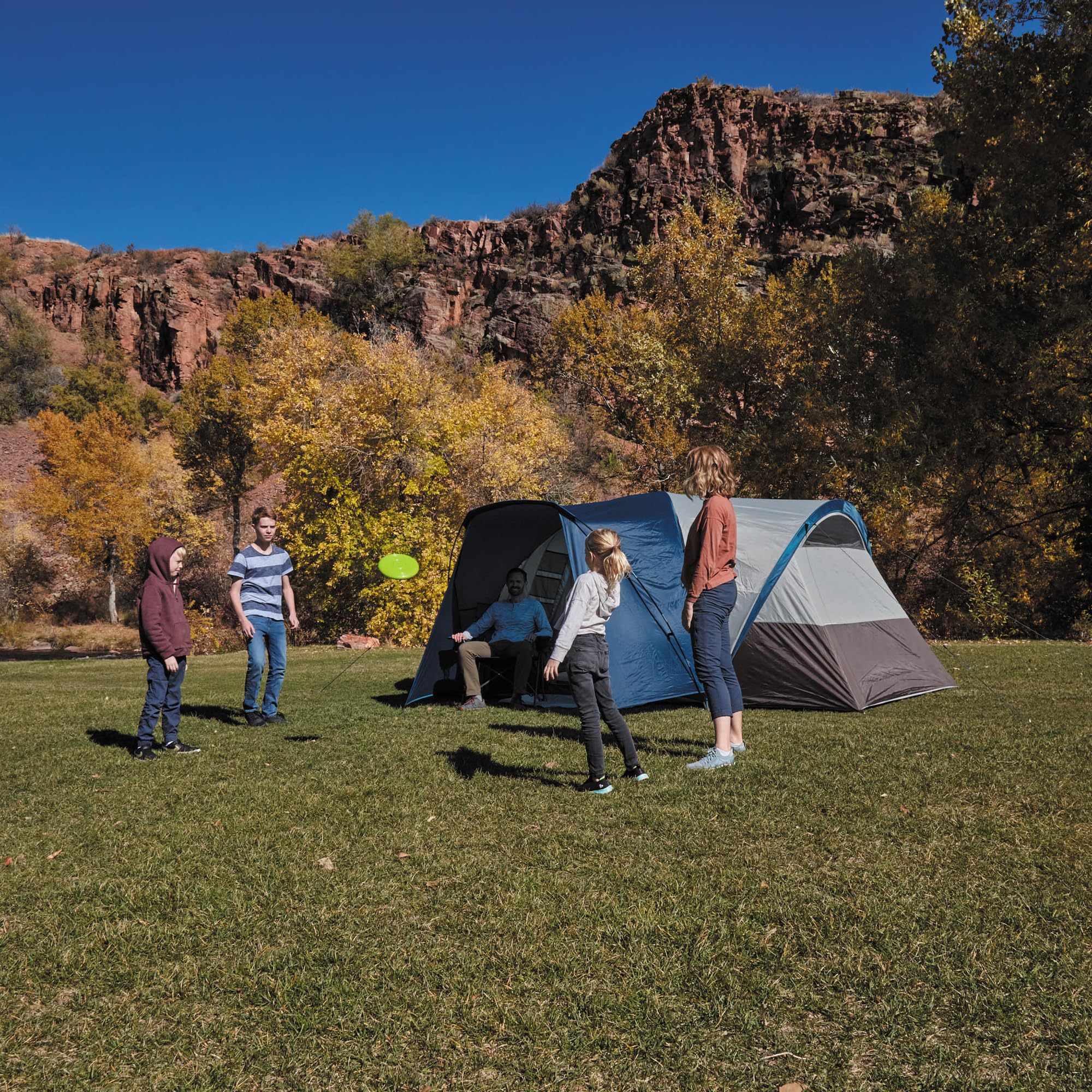 Wenzel Klondike 8 Person Water Resistant Tent with Convertible Screen Room for Family Camping product thumbnail 5