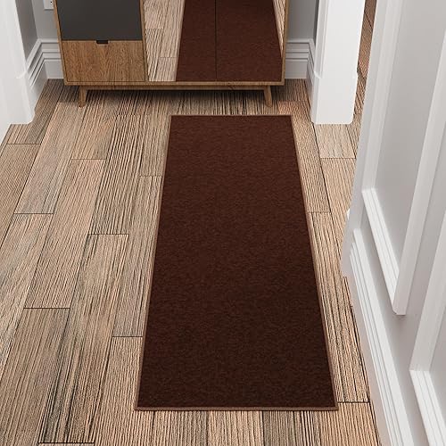 Miniatura 20 de Sweet Home Stores Alfombra lavable antideslizante con parte trasera de goma para cocina, pasillos, baño, entrada, dormitorio, 2 pies 3 pulgadas x 3