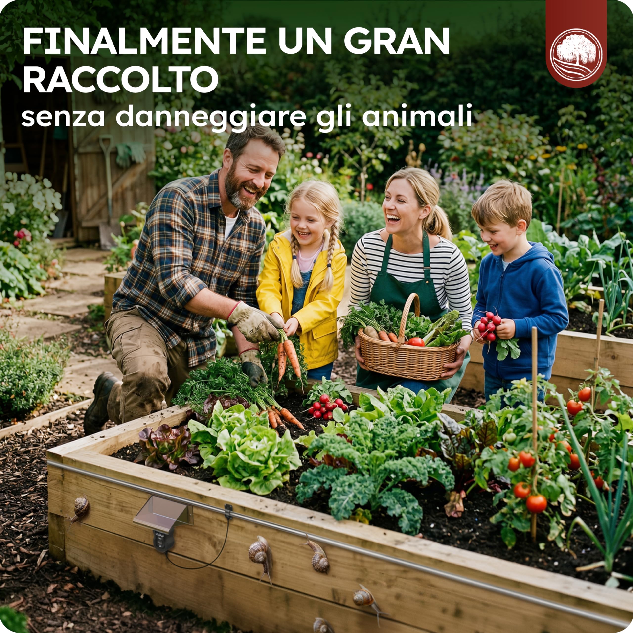 WEIDEBACH® Recinzione elettrica per lumache, set completo da 10 m, protezione contro lumache, aiuole rialzate, recinti per lumache, barriera per lumache, nastro in rame, alternativa, snailstop, lunga