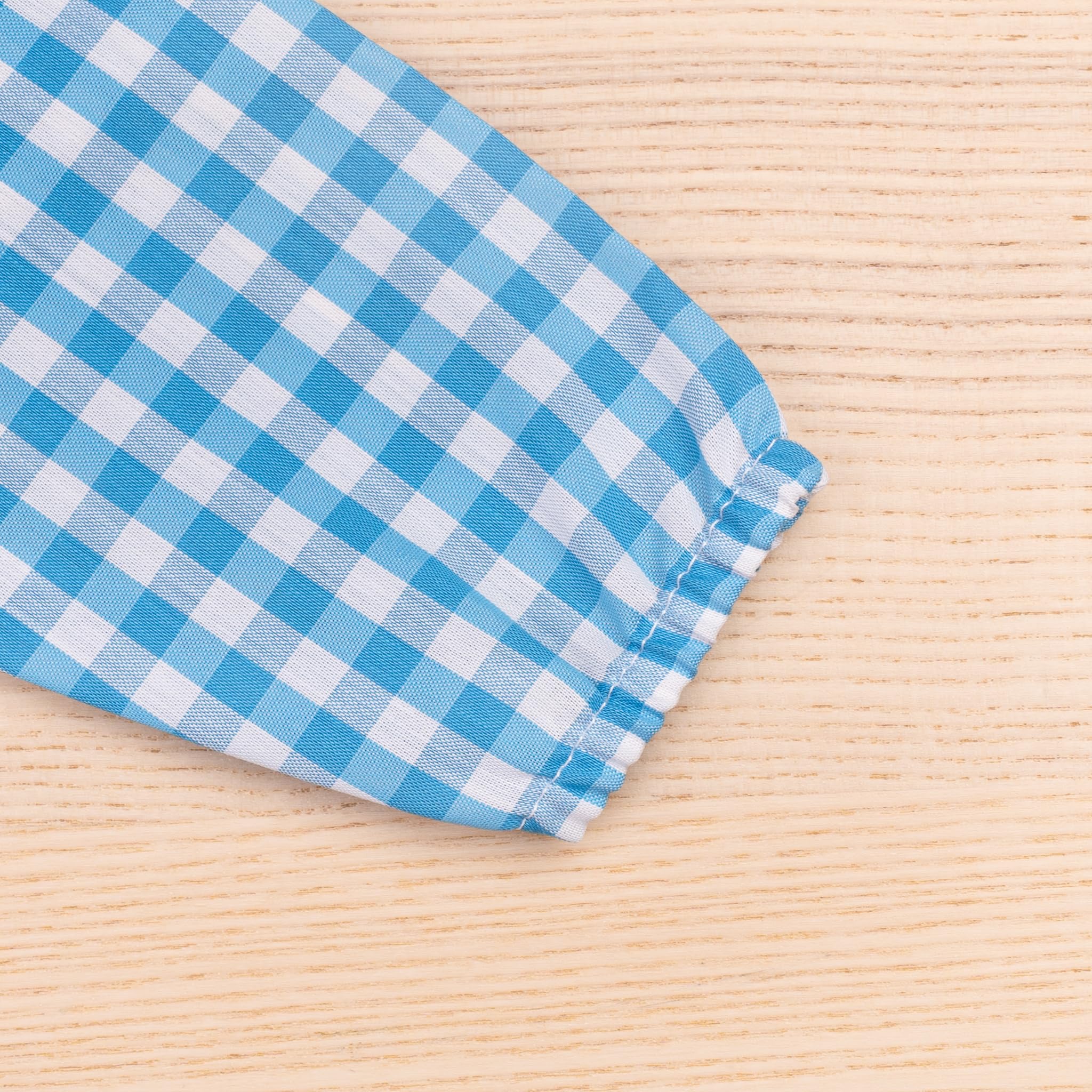 Wanapix | Blouse Écolier Personnalisée avec Nom | Tablier Blouse pour Enfants à Carreaux | De 1 an à 4 Ans