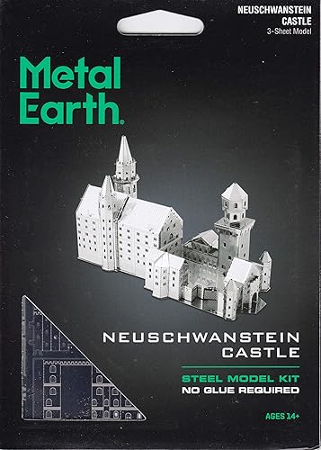 Miniatura 6 de Fascinations Metal Earth Neuschwanstein Castle 3D Kit de modelo de metal
