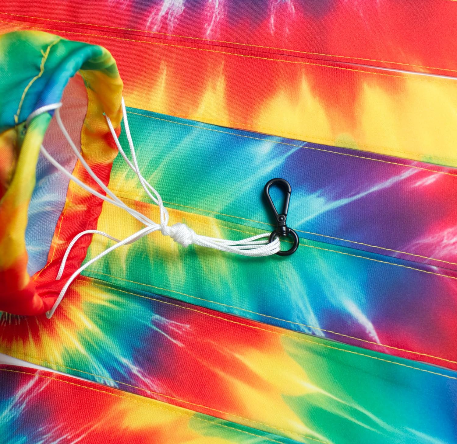 Madrona Brands Tie Dye Windsock for Outside 48 Inch | Durable Outdoor Decorative Hanging Wind Sock | Yard, Patio, Garden, Festival