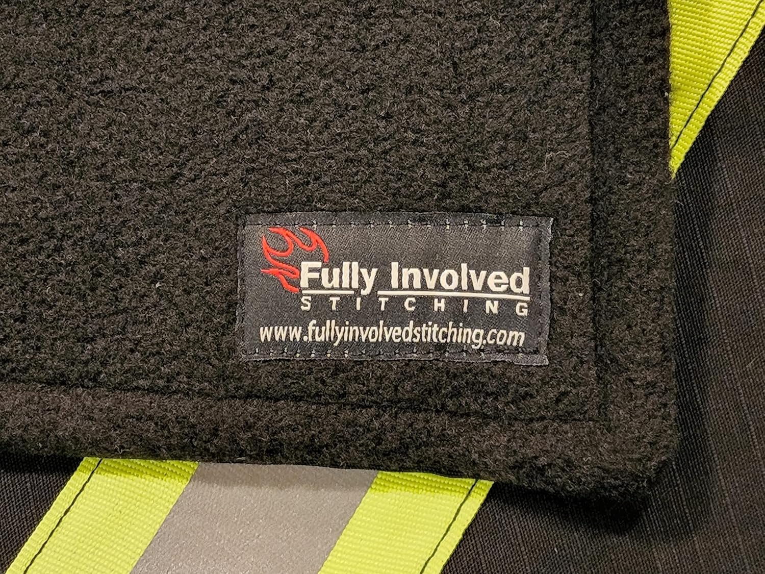 Firefighter Personalized Black Station Blanket 60" x 80"