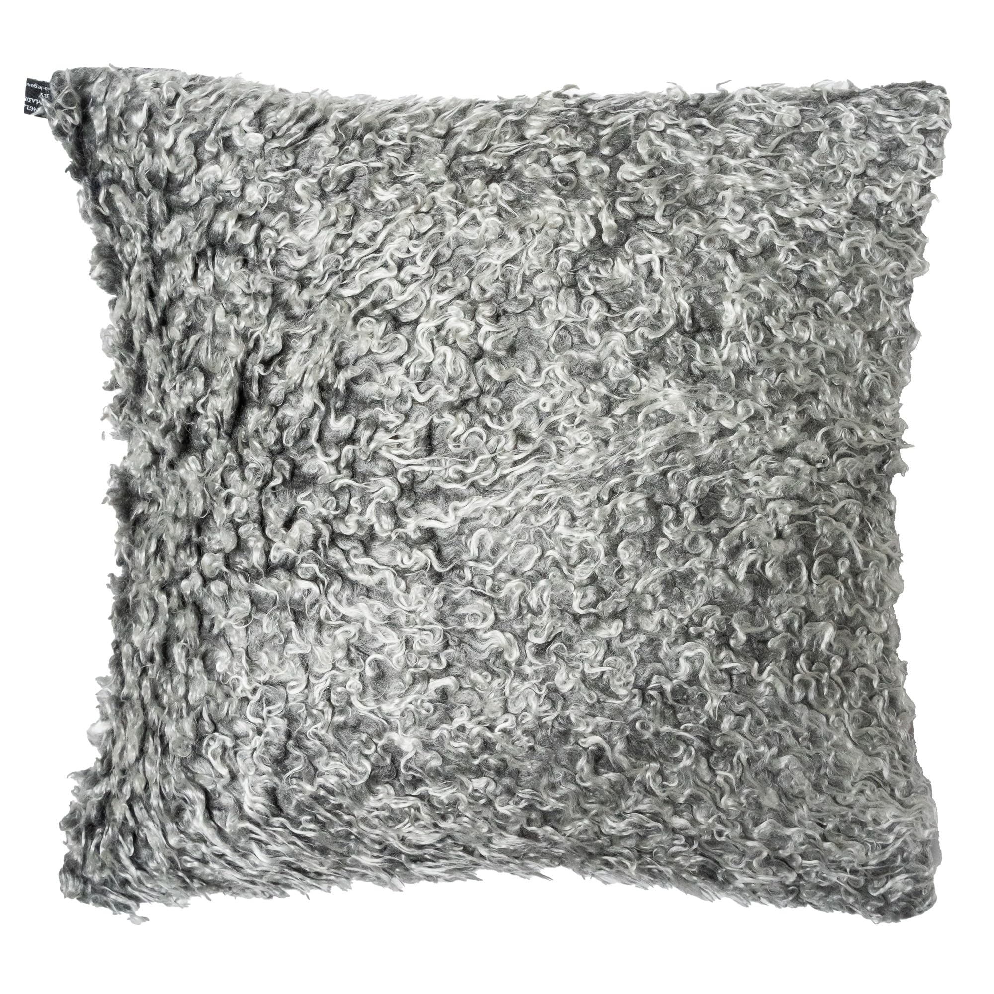 Grey Fluffy Cushion Cover ~ Handmade