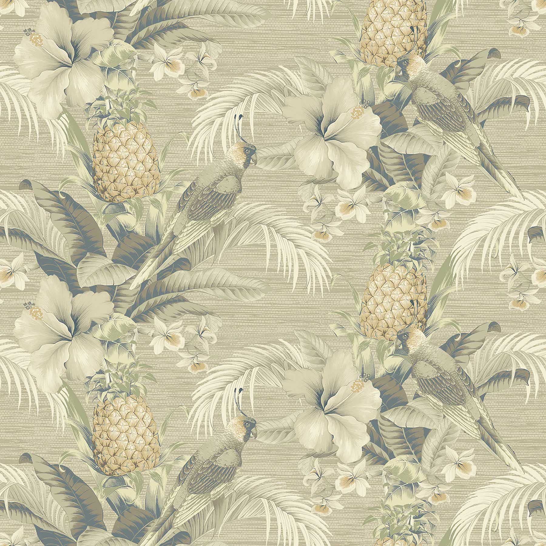 Papier peint coco Tommy Bahama amovible sans résidu de colle