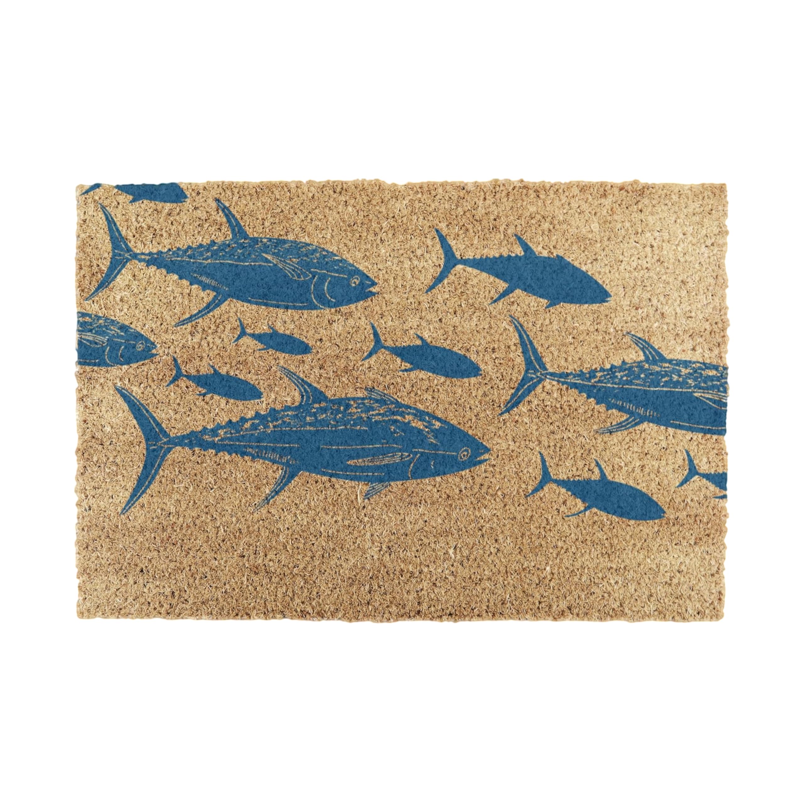 Artsy Mats - Fish Coir Doormat - Made from Tufted Coconut Fibre - Non-Slip Natural Rubber Backed Doormats Indoor - Heavy Duty, Decorative OutDoormats, (60x40cm) โ image 1
