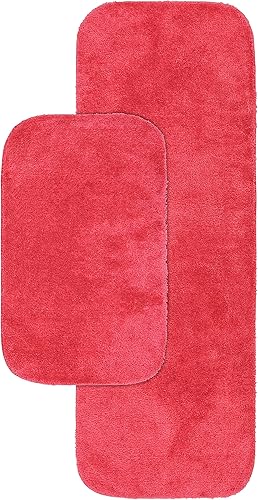 Miniatura 145 de Garland Rug 2 alfombras de baño tradicionales de nailon lavables de espuma marina (17 x 24 pulgadas, 21 x 34 pulgadas), suaves, absorbentes y Espuma