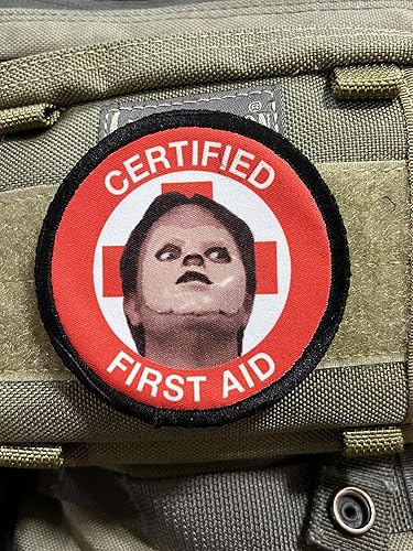 Miniatura 3 de Parche divertido de primeros auxilios certificado por Dwight Schrute fabricado en los Estados Unidos