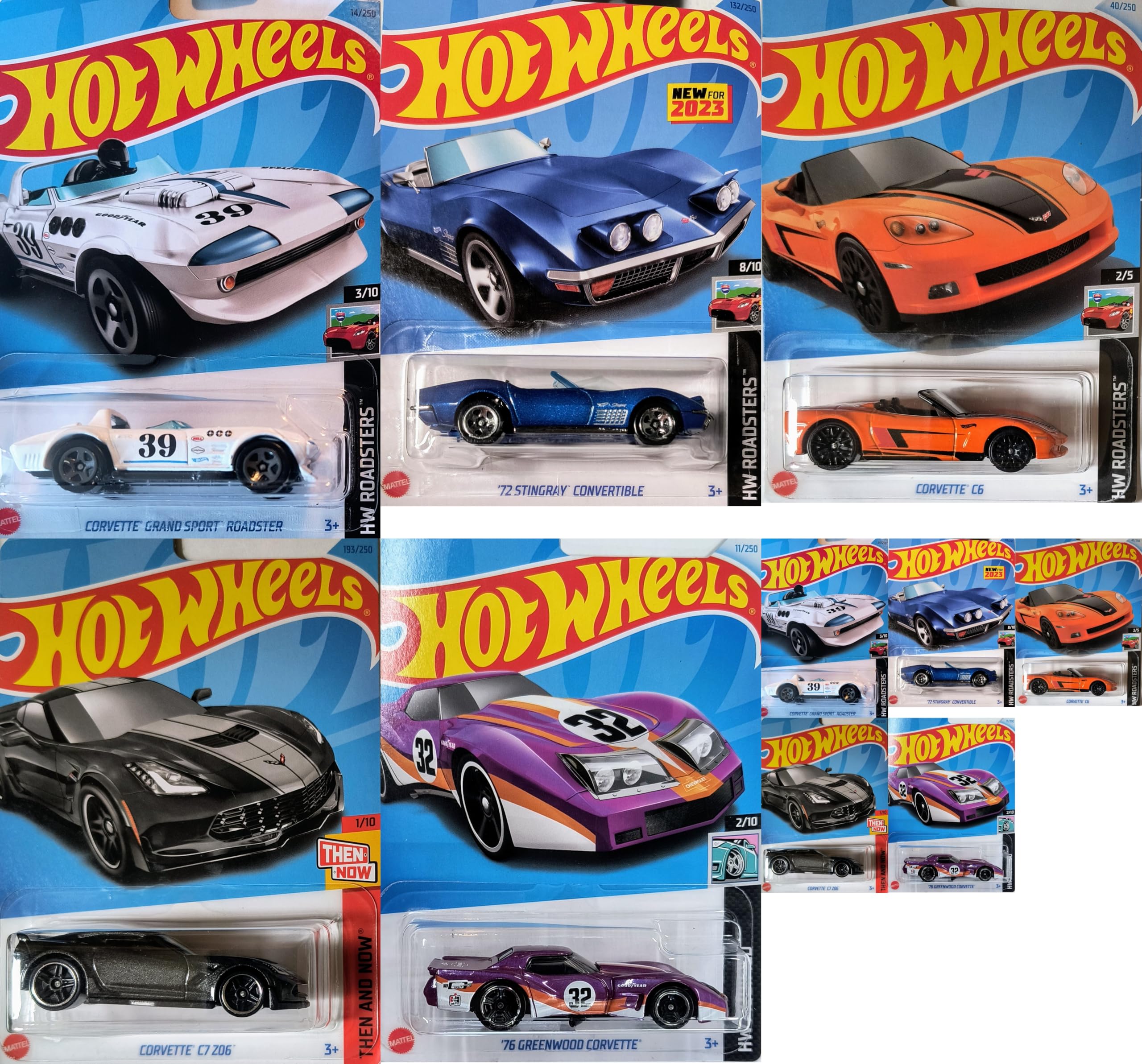 Mattel Hot Wheels Action Feature Series Characters Cars 5 Car Set Bundle7