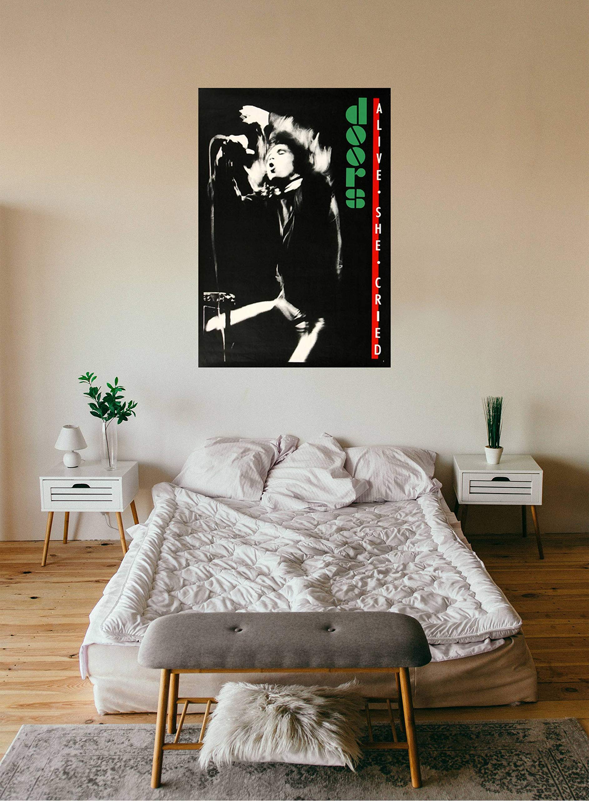The Doors - Alive She Cried, 1983 » Konzertplakat/Premium Poster | Live Konzert Veranstaltung | DIN A1 «
