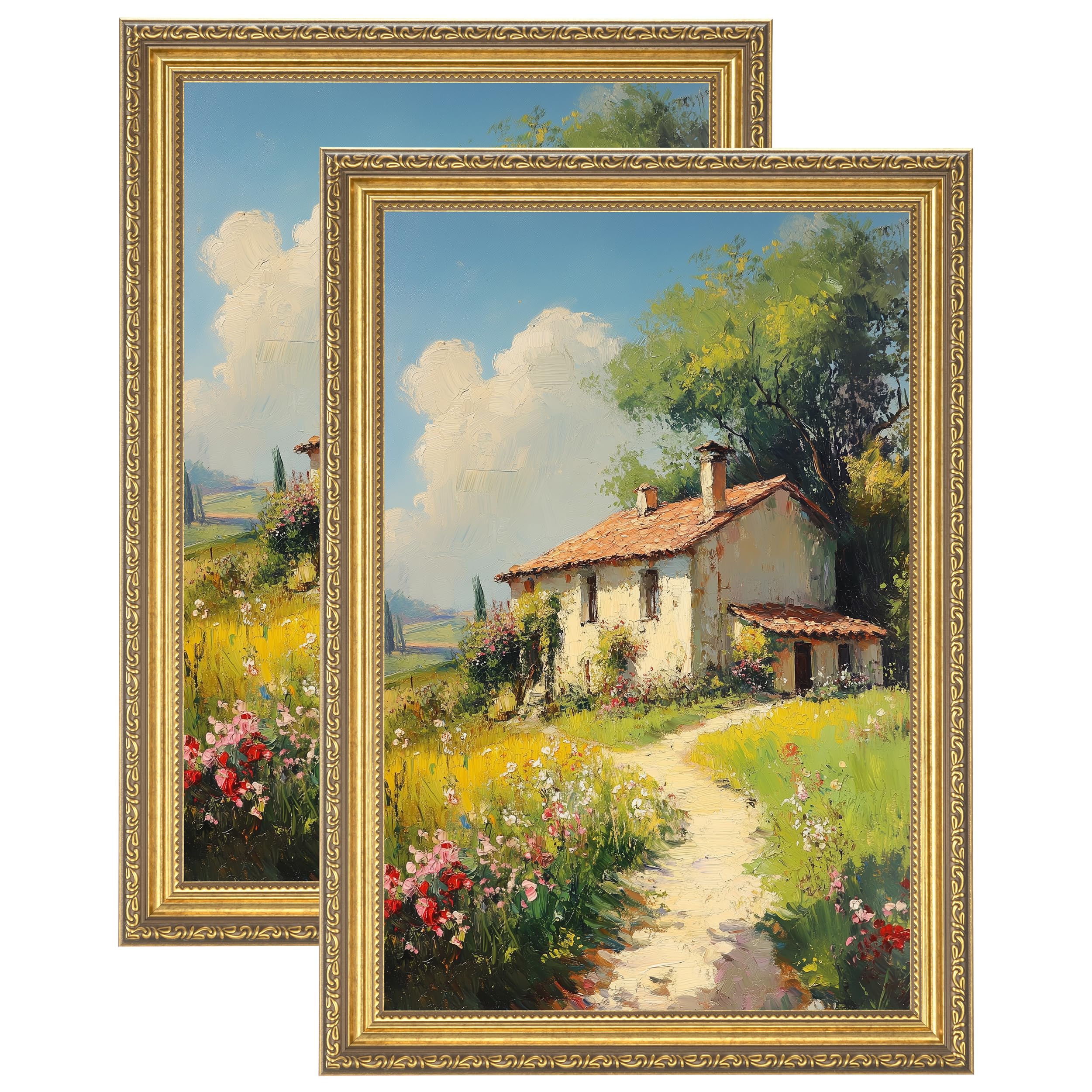 eletecpro Gold 12x18 Picture Frames Set of 2
