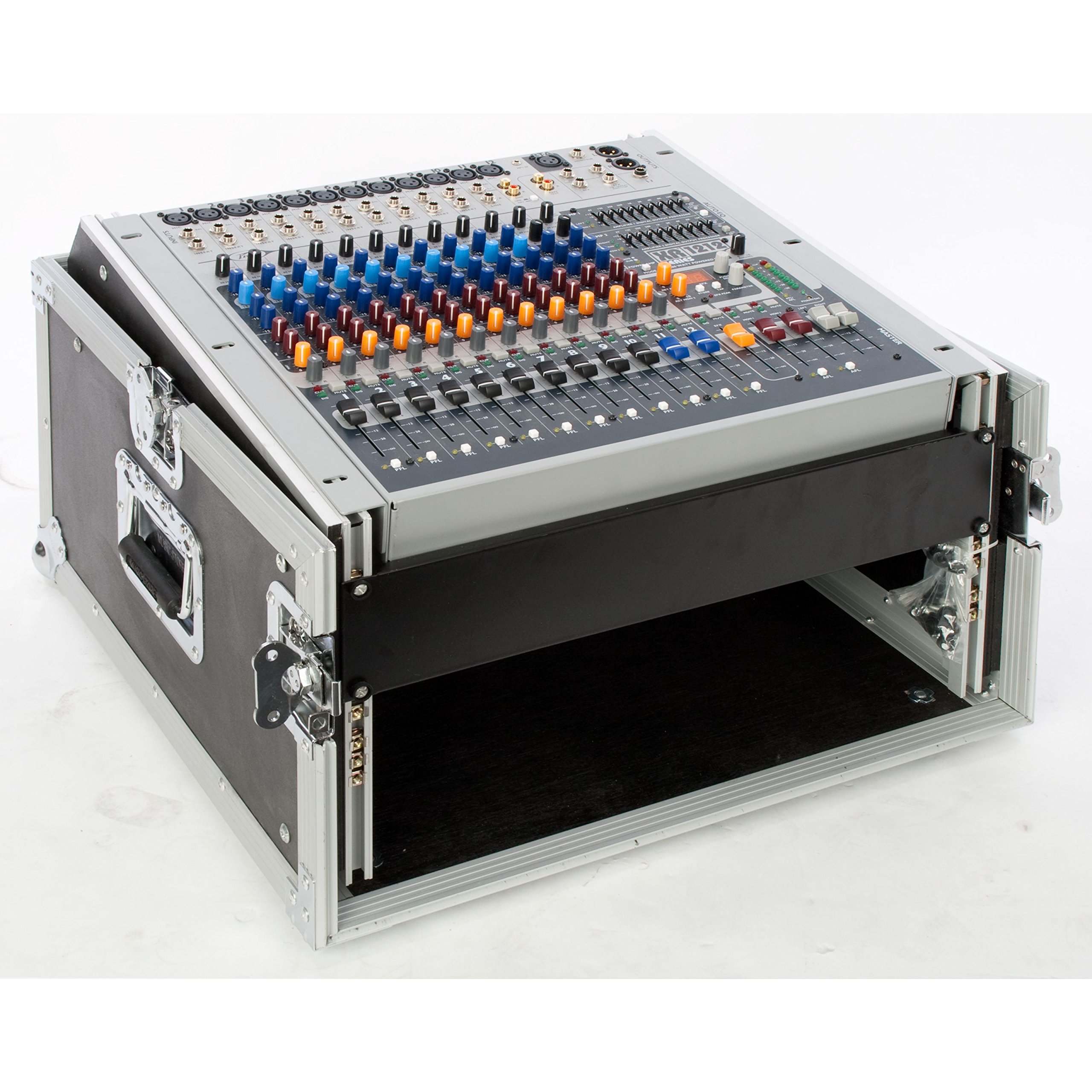 MUSIC STORE 19" Winkel Pro Case 10HE + 4HE mit Serviceklappe