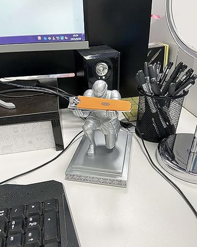 Miniatura 3 de Executive Knight - Soporte para bolígrafo personalizado, accesorios de escritorio, soporte para bolígrafo de caballero arrodillado para escritorio