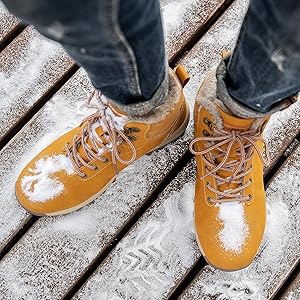 Amazon | [Mishansha] ハイカット 裏起毛 防寒 防水 防滑 スノー