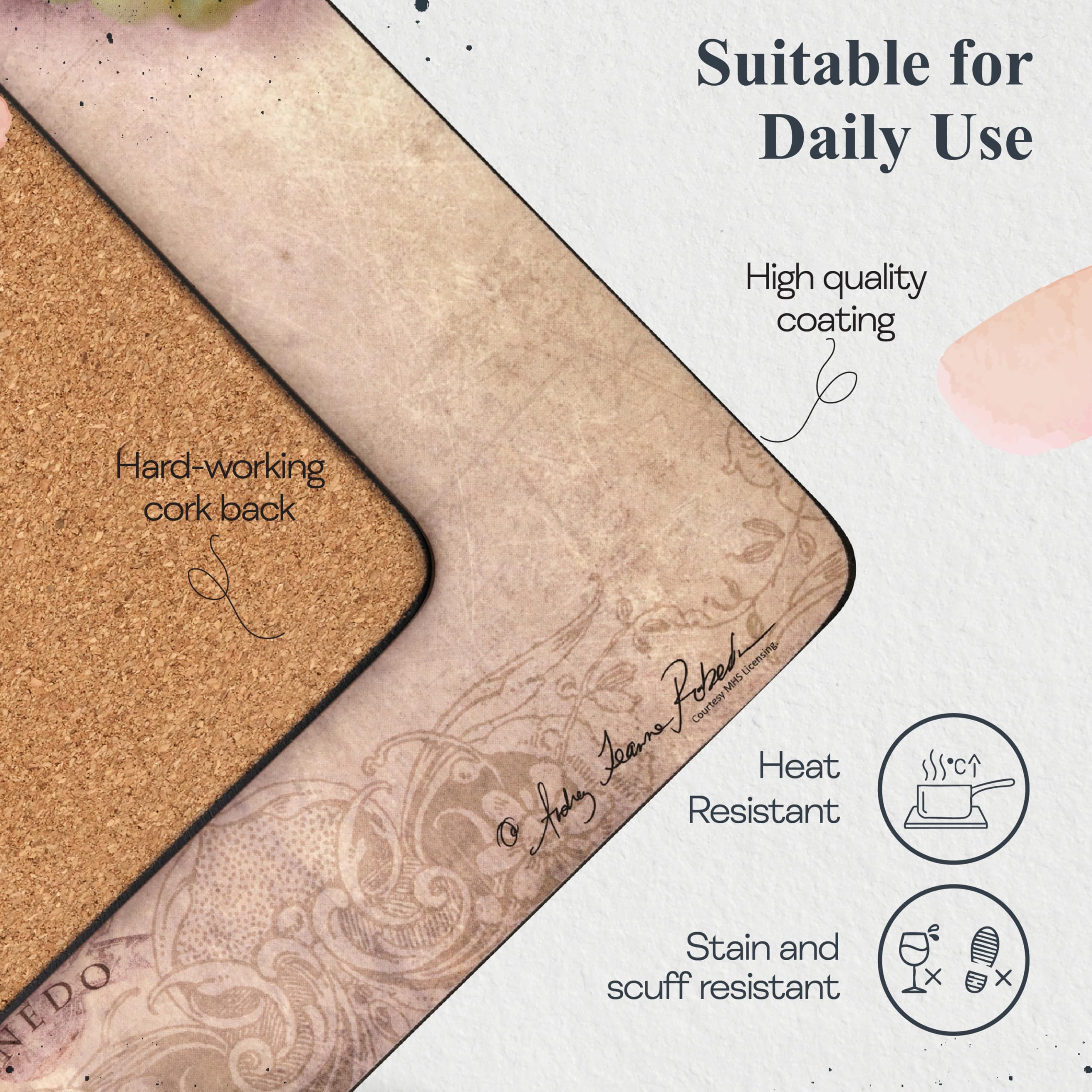 Amazon｜Pimpernel Portmeirion コレクション プレースマット 4枚