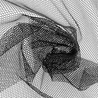 DONNA Deluxe Soft Weaving Net – Olive Oil + Vitamin E Treated Hair Net for Sew-In Weave, 17.5” x 26” Size, Fits Contour of Scalp, Triple Helix Structure for Strong Hold & Natural Look, Black
