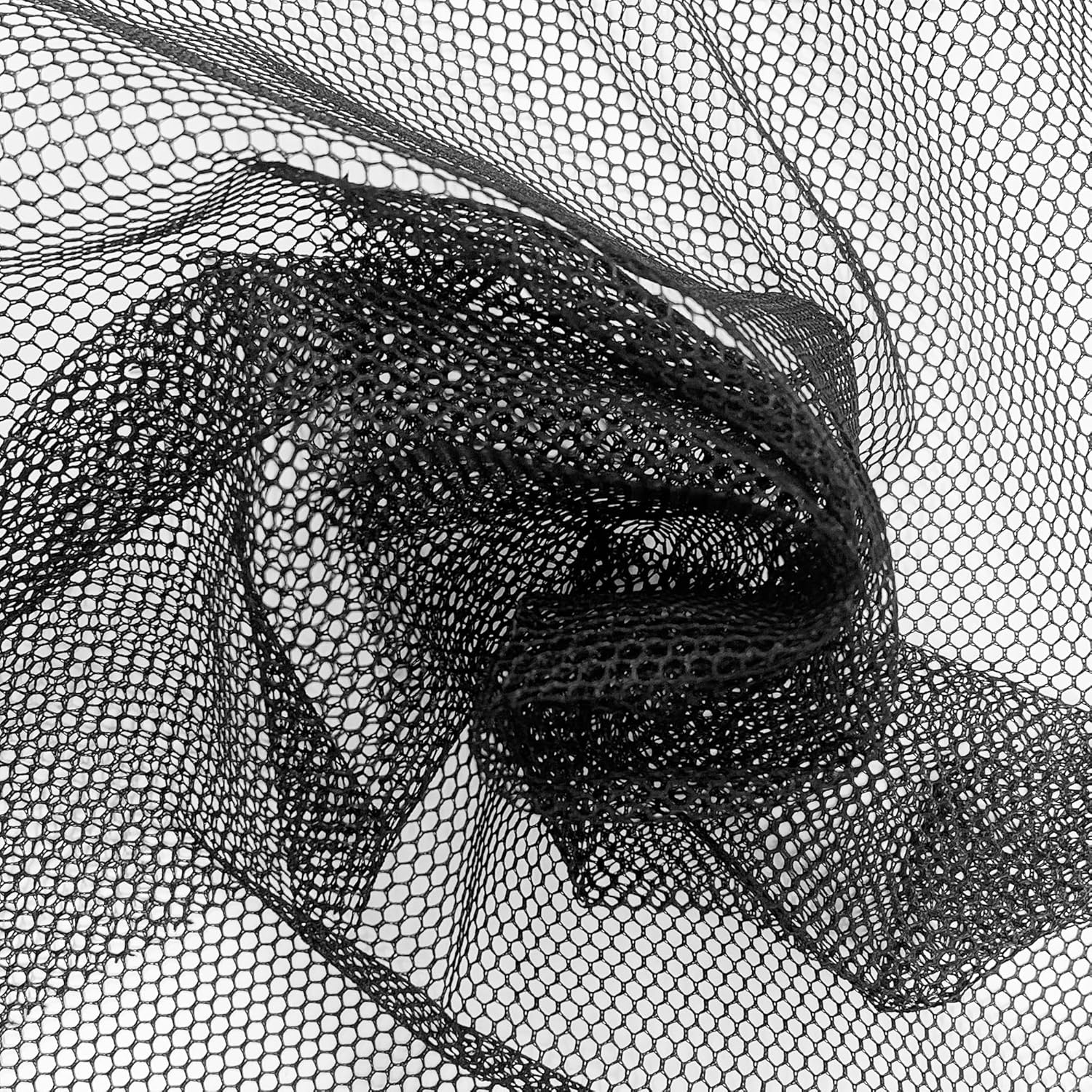 DONNA Deluxe Soft Weaving Net for Sew-In Weaves: Olive Oil & Vitamin E Treated, Triple Helix, Scalp-Fitting 17.5"x26" Black Hair Net