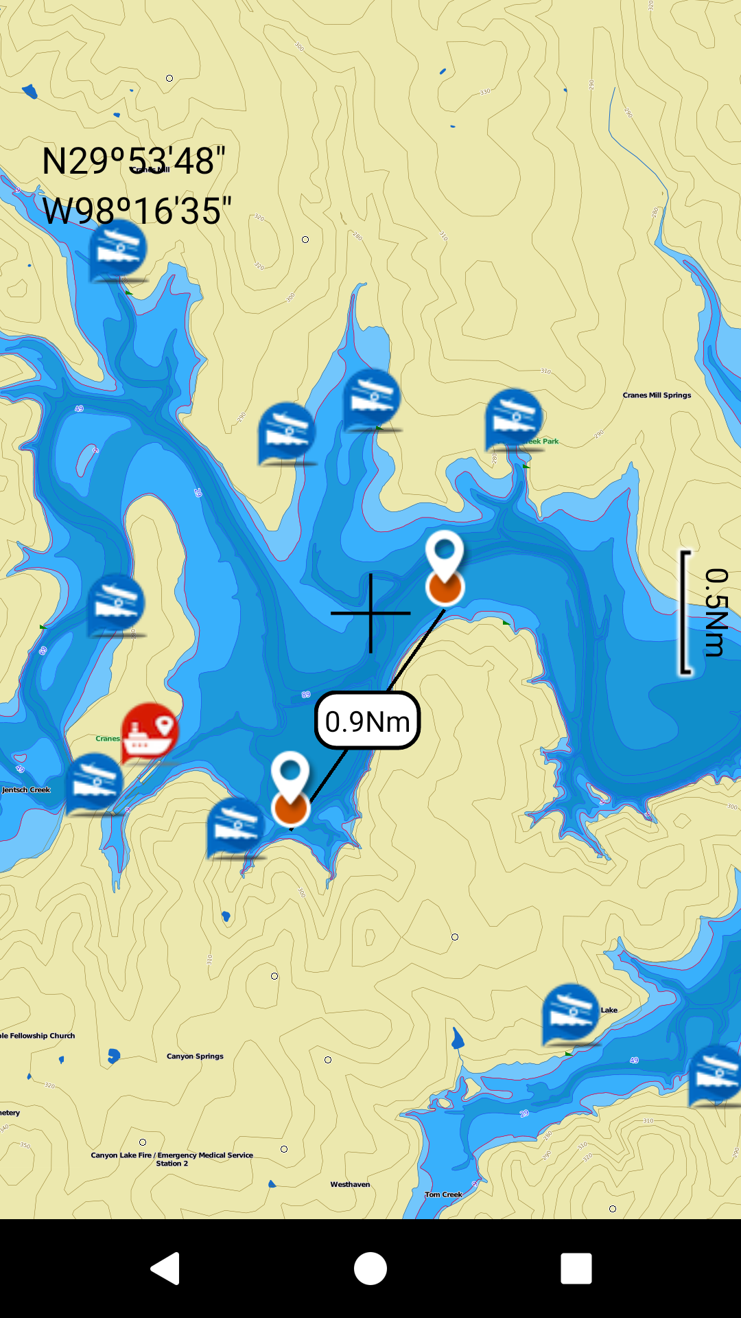 Lake Ray Roberts Texas Gps Map App on Amazon Appstore