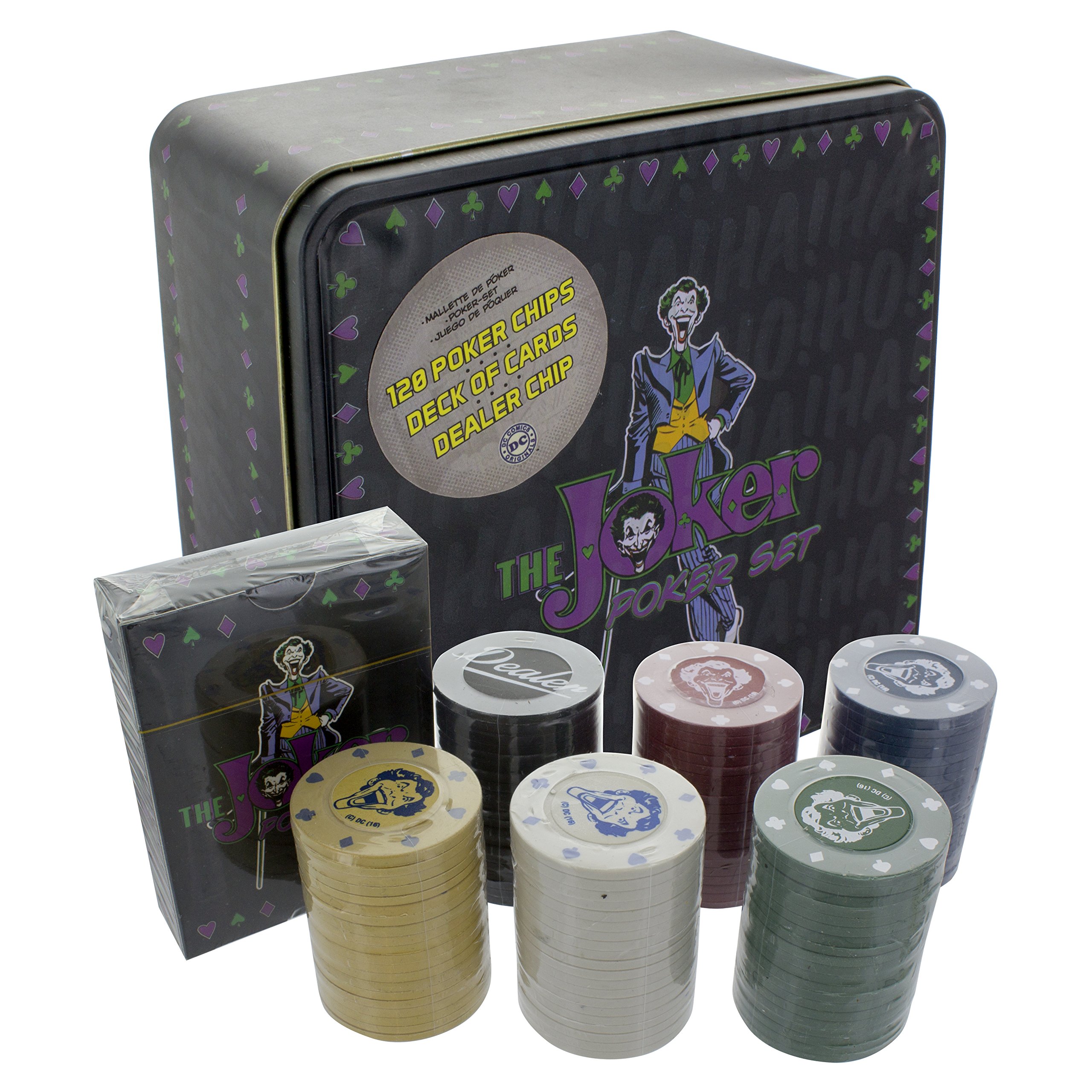 Paladone DC Comics The Joker Poker Set : Amazon.com.mx: Juguetes y