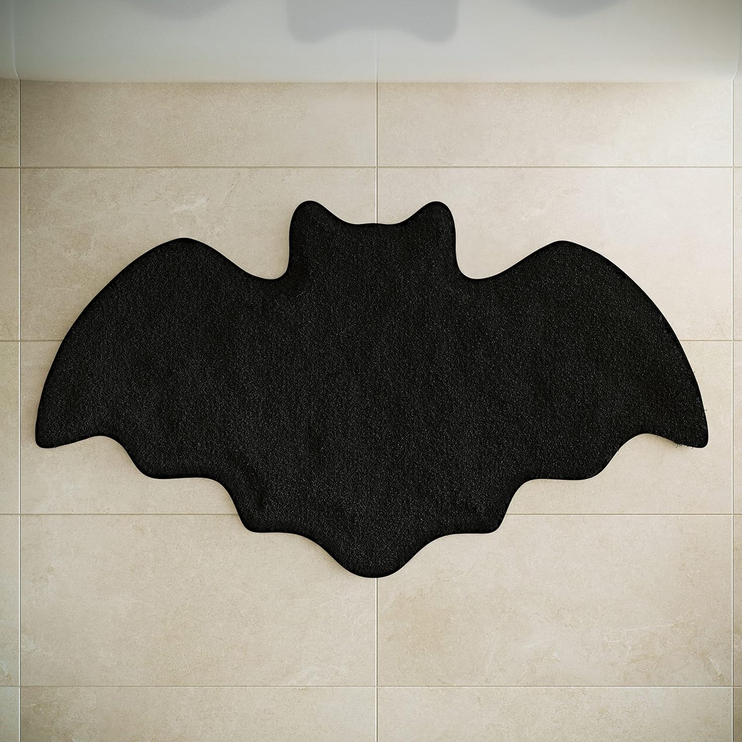 Halloween Bat Bathroom Rug