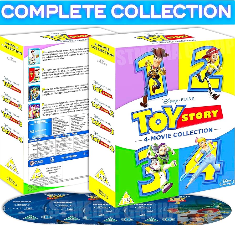 Amazon.com: Toy Story: 4-Movie Collection [Blu-ray] [Region