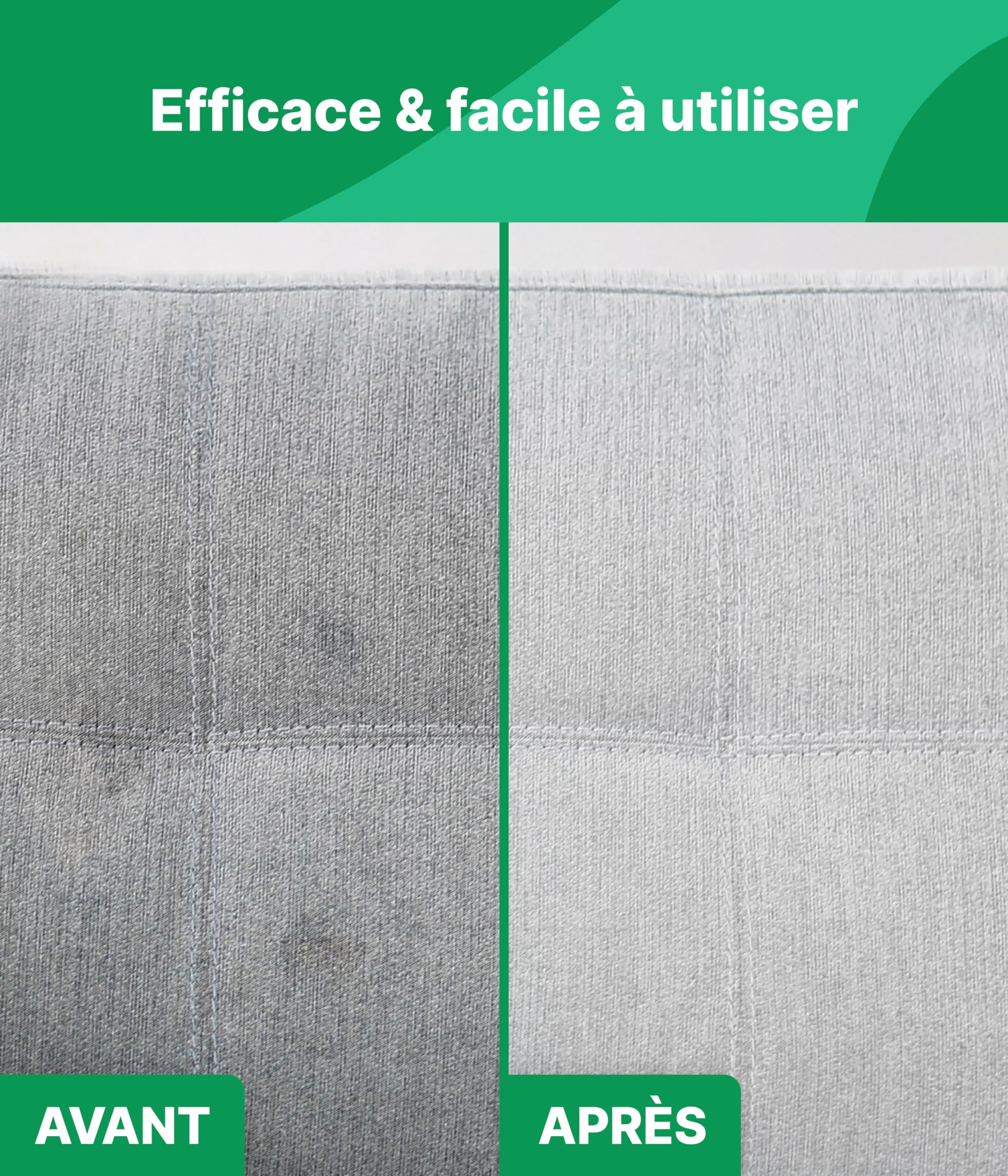Nettoyant Premium pour Canapés & Sièges Auto, Nettoyant Durable pour Canapés 500ml, Nettoyant pour Canapés & Meubles Rembourrés avec Brosse, Emma Grün Détachant Canapé d'Allemagne