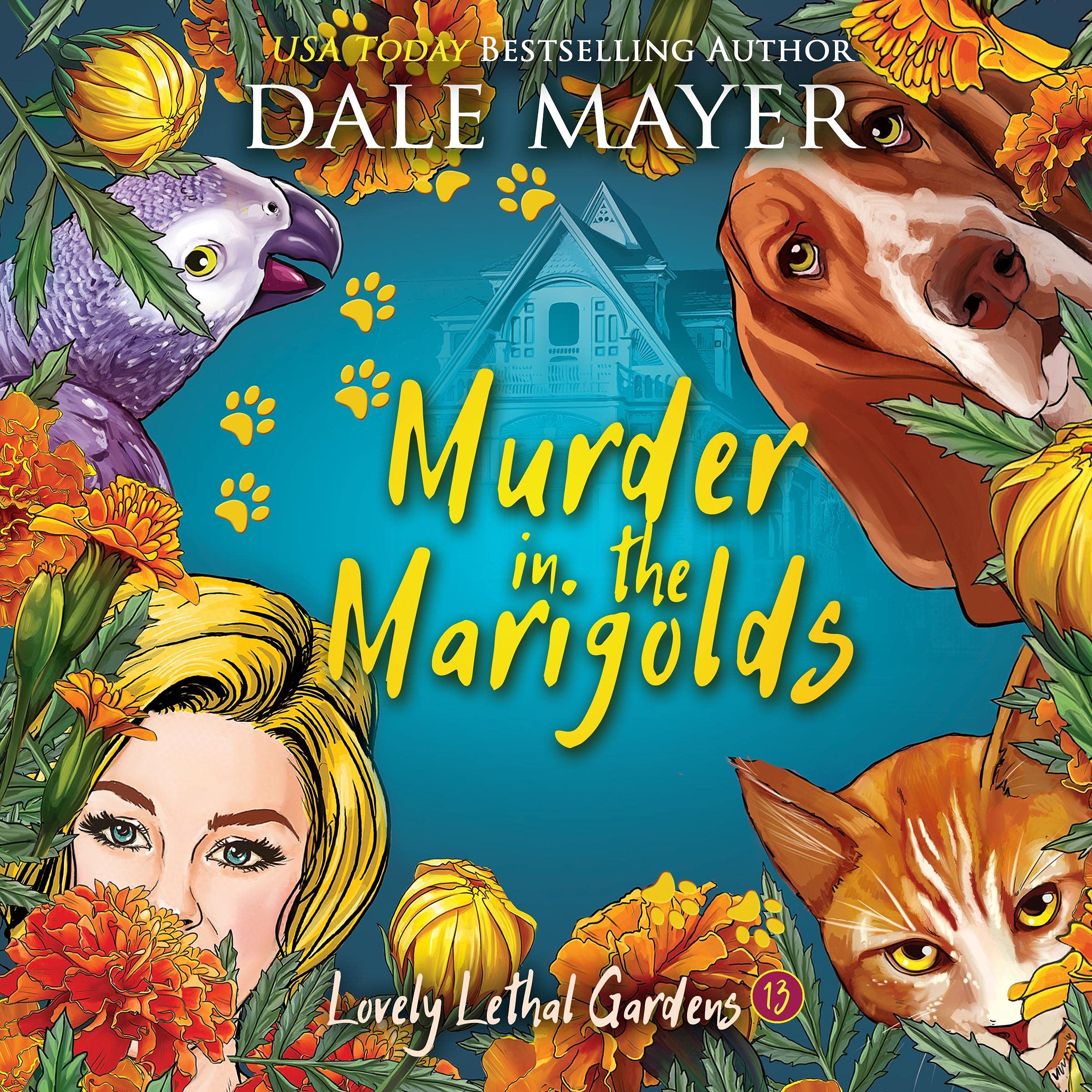 Cover art for Murder in the Marigolds