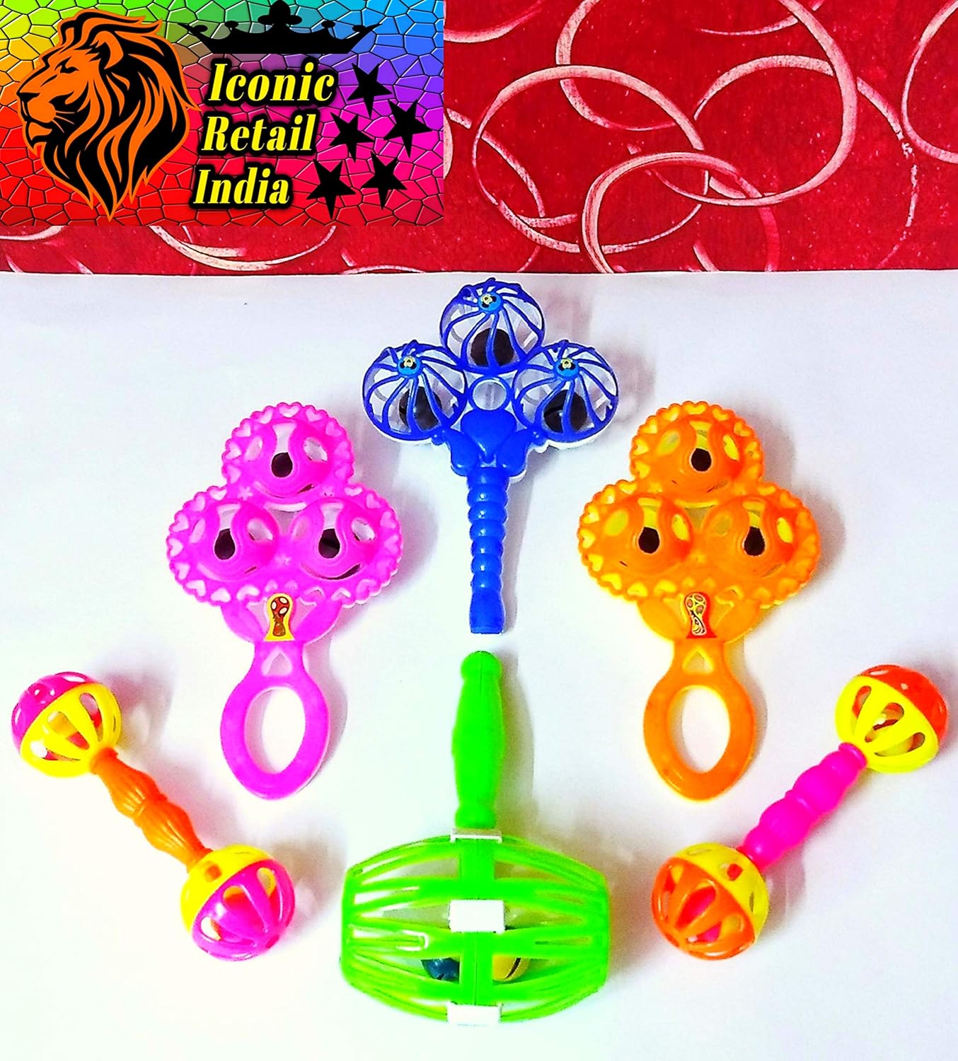 Buy Iconic Retail India Rattle Toys for Infants, Rattles, Rattles for 6 to 12 Months, Rattles