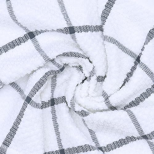 Miniatura 4 de Trapos de limpieza de algodón para lavar platos, juego de 8 trapos de cocina para limpieza, toallas ligeras y suaves para secar platos de cocina, 12