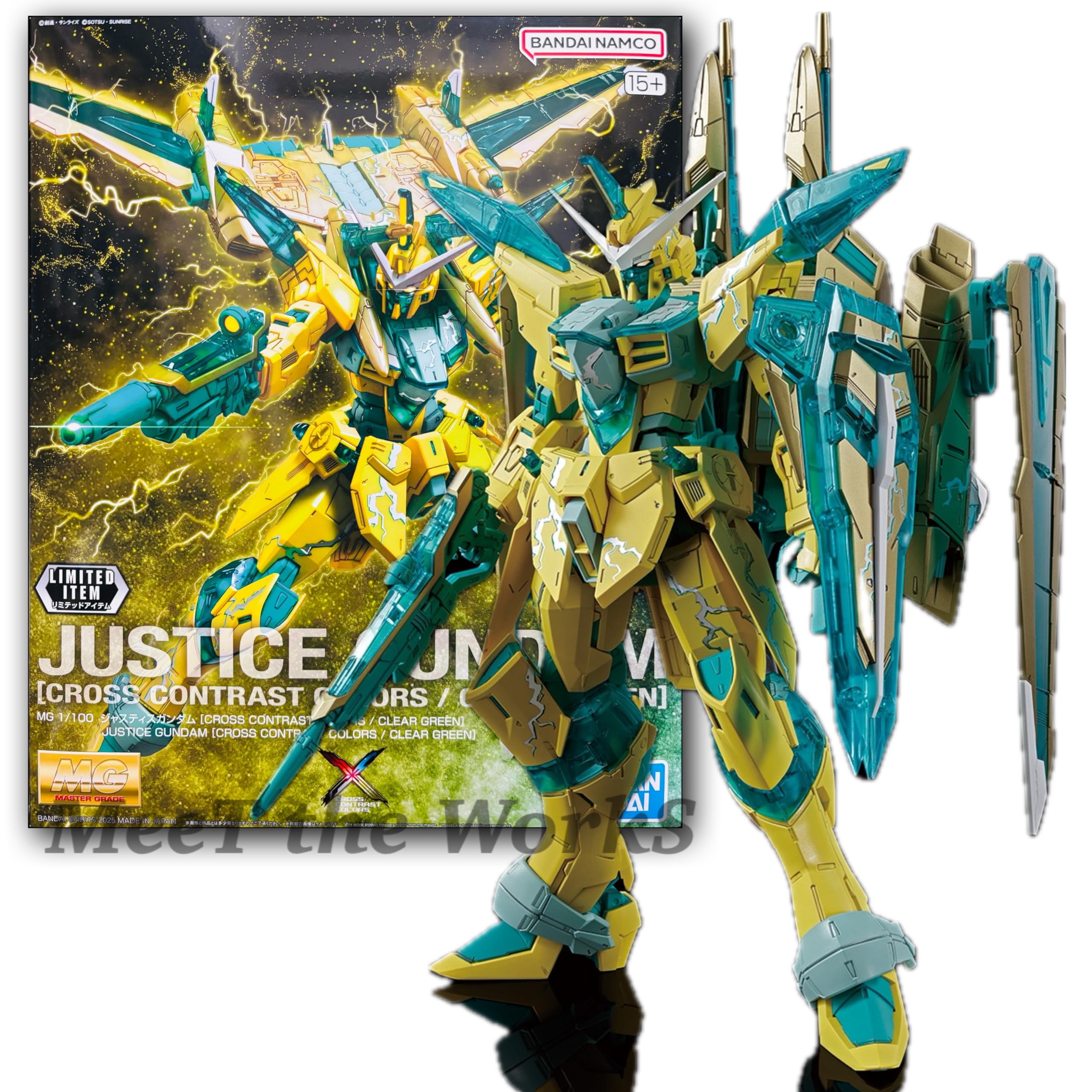 Amazon | 【MG】1/100 ジャスティス [CROSS CONTRAST COLORS/CLEAR