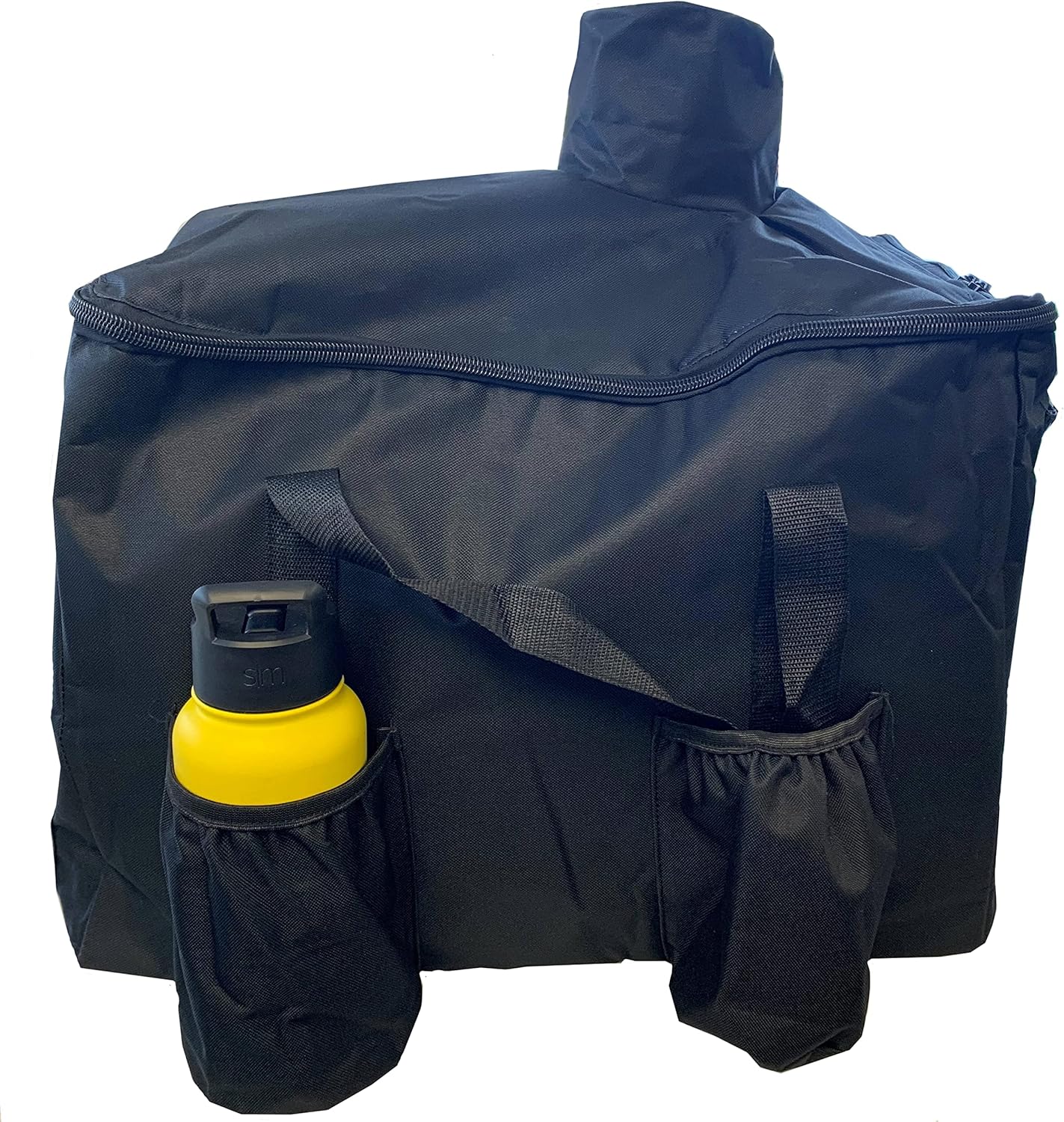 Mont Alpi POCB - 20 Inch Black Portable Outdoor Pizza Oven & Wine Holder Carry Shoulder Cover Bag w/Strap - Fits MAPZ-SS