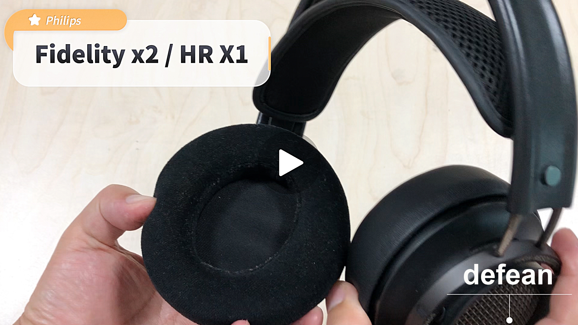 Watch Ear pads for Philips Audio Fidelio X2 HR X1 on Amazon Live