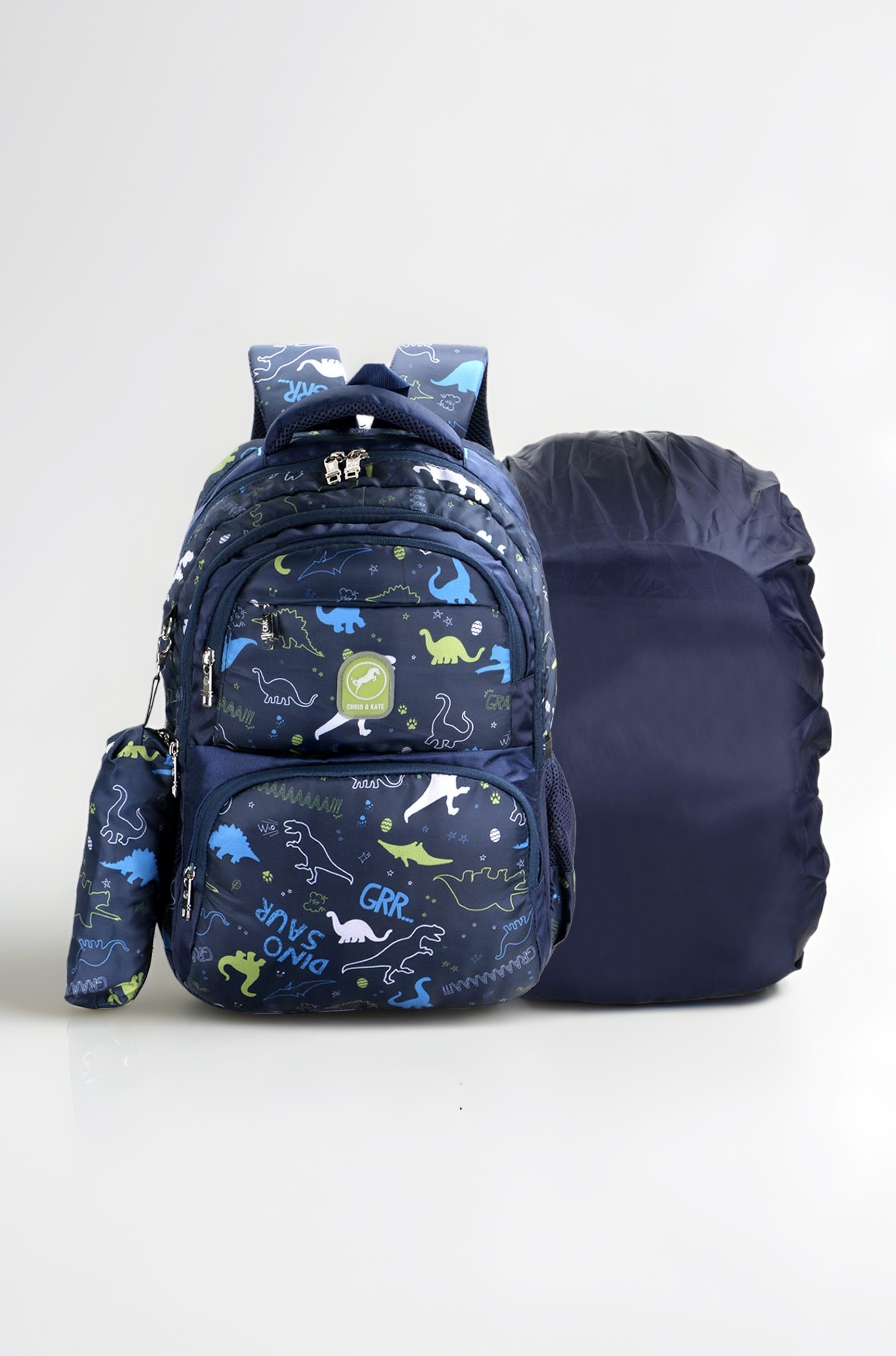 Premium Multi-Print School Bag for Boys Girls and Kids Spacious Interiors Casual Backpack Perfect for School, College, Everyday Use - Includes Free Stationery Pouch and Rain Dust Cover